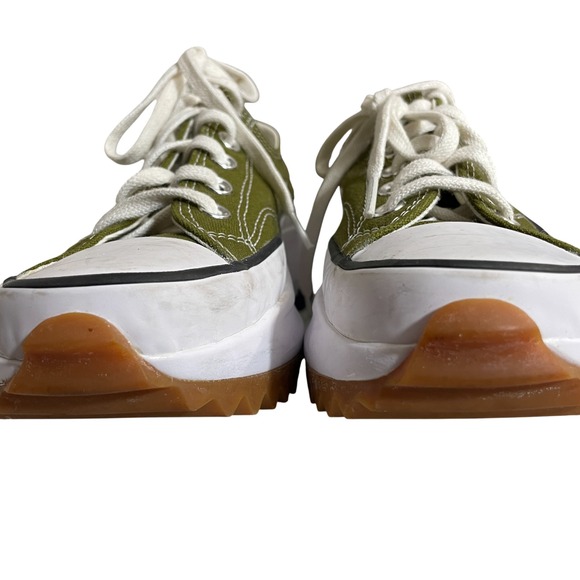 Converse Run Star Hike Low Platform Sneakers Dark Moss Green Wms 8 Mens 6.5 NEW - Picture 4 of 10